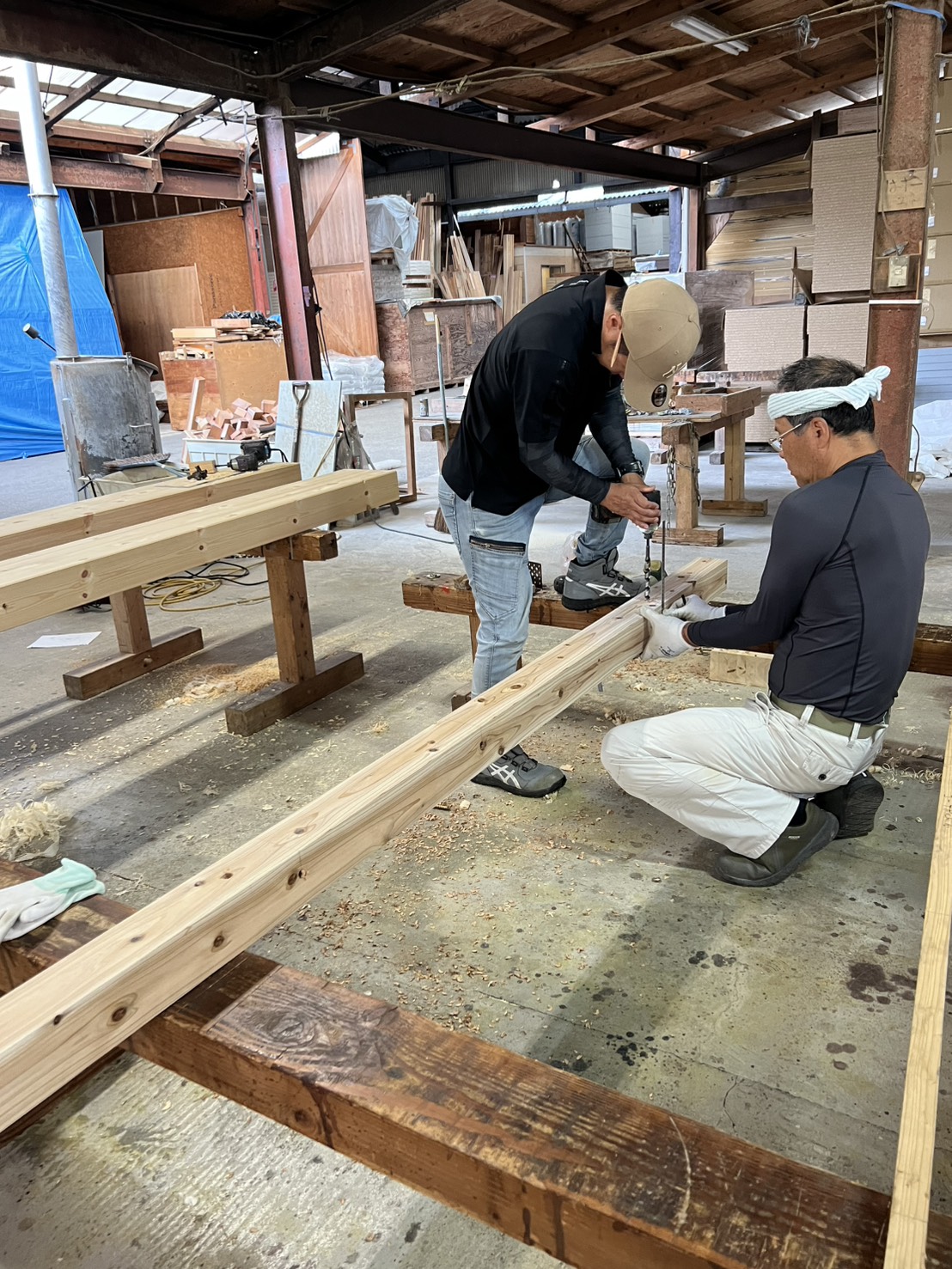 大工作業の様子2